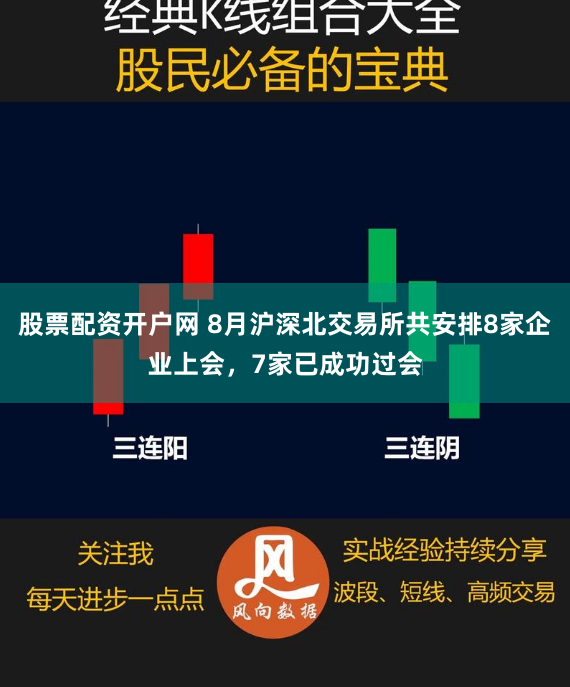 股票配资开户网 8月沪深北交易所共安排8家企业上会，7家已成功过会